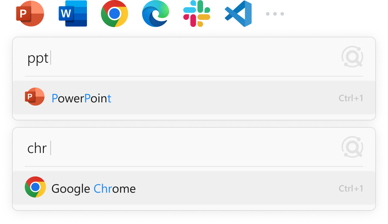 Launch any app, easier than ever